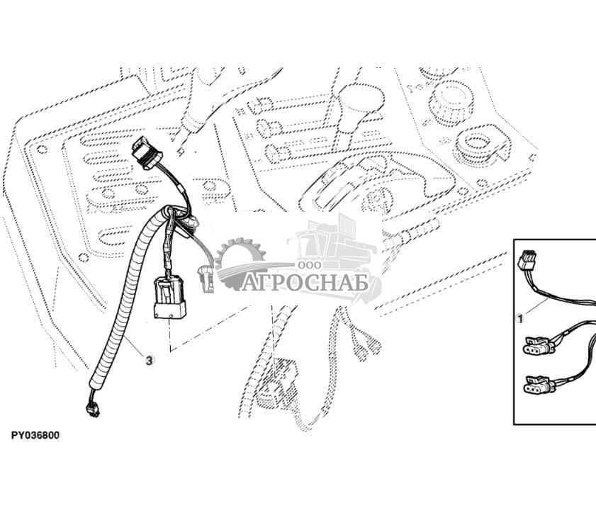 ЖГУТ ПРОВОДОВ ИНДИКАТОРА ПЕРЕДАЧИ, POWRQUAD PLUS 